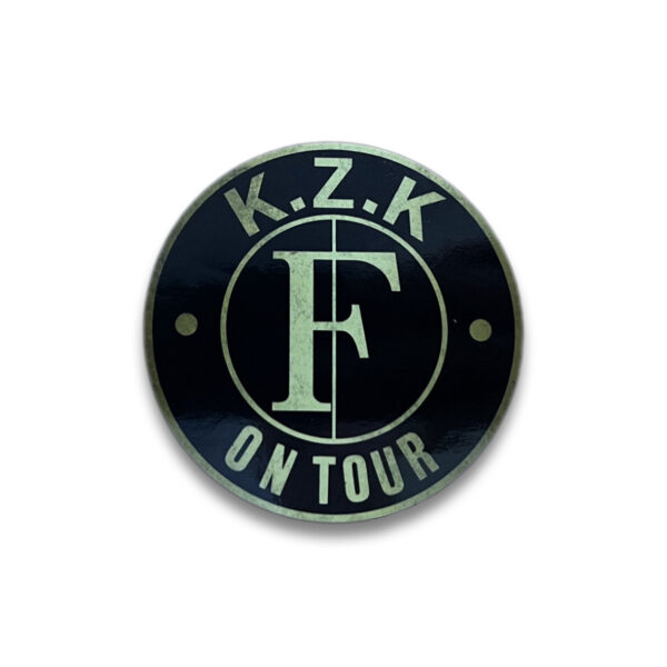 ON TOUR - GOUD- STICKERS 20st.