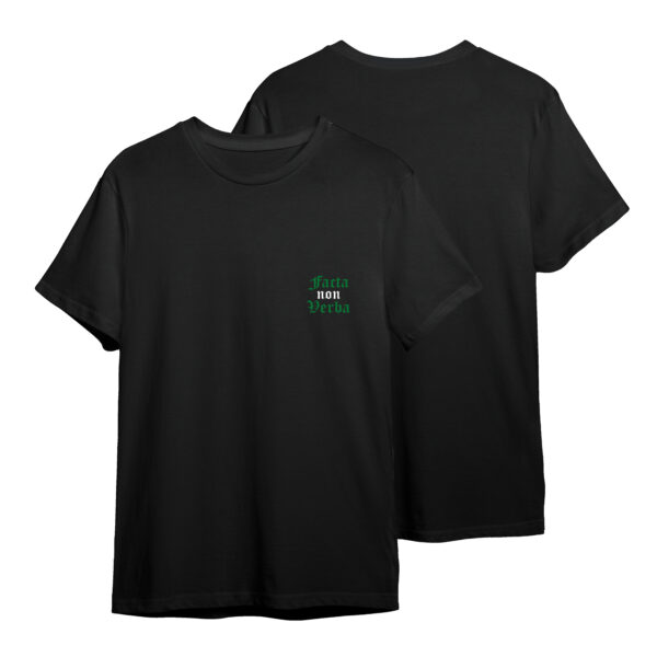 OLD ENGLISH - FACTA NON VERBA - klein (t-shirt) - Afbeelding 4