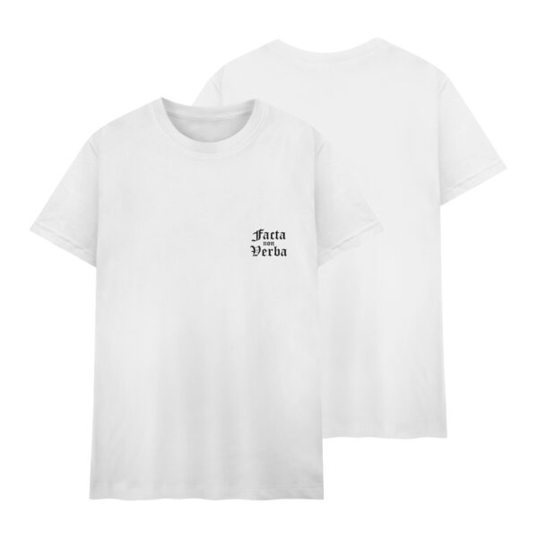 OLD ENGLISH - FACTA NON VERBA - klein (t-shirt) - Afbeelding 3