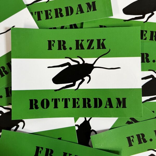 Rotterdamse kakkerlak - STICKERS 20st.