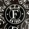 ON TOUR - WIT - STICKERS 20st.