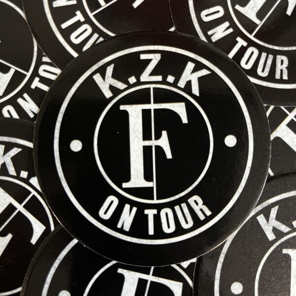 ON TOUR - WIT - STICKERS 20st.