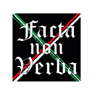FACTA NON VERBA - kleur (vlag)