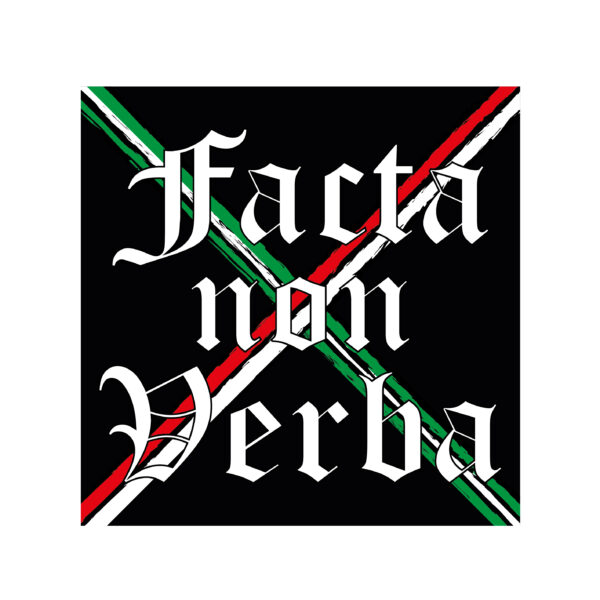 FACTA NON VERBA - kleur (vlag)