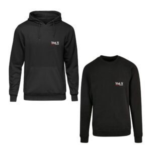 VAK X - klein - rood/wit (geborduurd - pre-order)