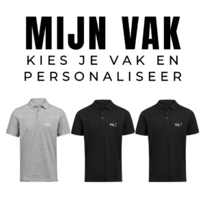 MIJN VAK! - geborduurd (polo)