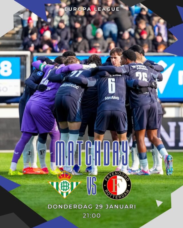 🔥𝐌𝐀𝐓𝐂𝐇𝐃𝐀𝐘🔥
Europees it is! We zitten in Sevilla maar t weer is niet om over te praten! Gezelligheid alom onder de Feyenoorders! Met een kleine kans op doorgaan heeft onze ploeg alle support nodig! Smeer die kelen vandaag goed, schreeuw en support onze mannen naar een overwinning! Lets gooooooo fucking mental!!!!

#Feyenoordrotterdam #Feyenoord #010 #fr1908 #kameradenzonderkaarten