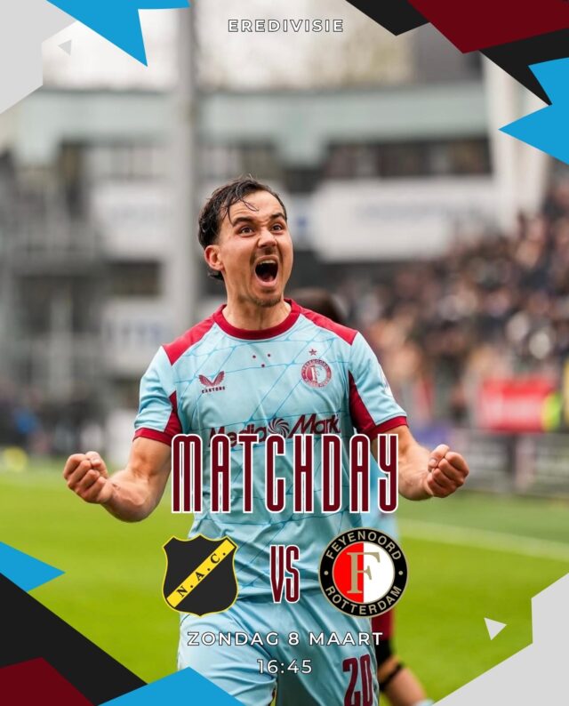 🔥𝐌𝐀𝐓𝐂𝐇𝐃𝐀𝐘🔥
Vandaag op weg naar Breda! Nu de concurrentie punten heeft laten liggen is dit de kans om afstand te nemen voor die plek 2! Winnen is de enige optie! Lets go 💪🏻

#Feyenoordrotterdam #Feyenoord #010 #fr1908 #kameradenzonderkaarten