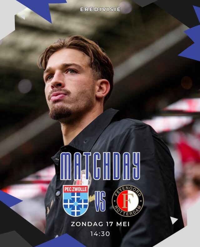🔥𝐌𝐀𝐓𝐂𝐇𝐃𝐀𝐘🔥
De laatste… het is alweer de laatste van dit seizoen. Nog één keer afreizen, nog één keer thuis de afstandsbediening claimen, nog één keer de beste plek in de kroeg zoeken, nog één keer… 

Maak ons nog één keer trots! Mijn Feyenoord!

#rotterdam #Feyenoord #010 #fr1908 #kameradenzonderkaart